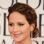 Jennifer Lawrence's Textured Upsweep