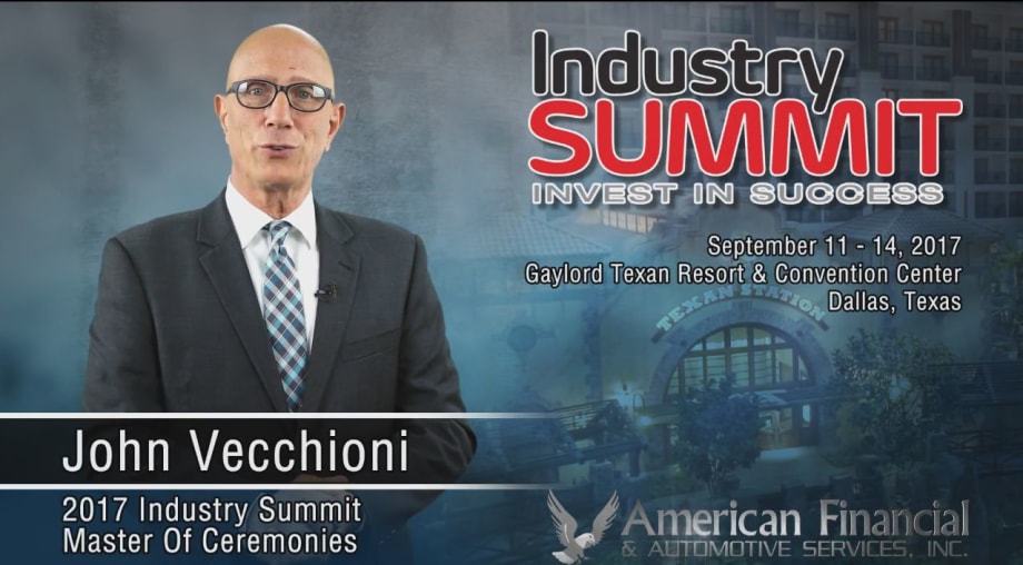 (Video) Industry Summit 2017: Don't Miss the Who's Who in F&I