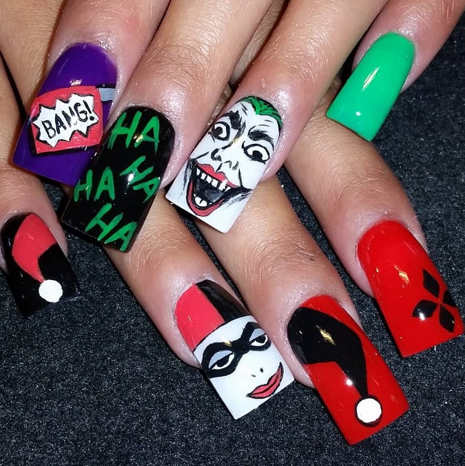 Comic-Con Nails: Comic Book Nail Art for Heroes and Villains