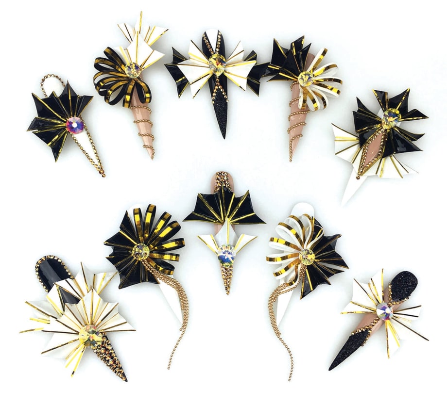 NTNA S.4 Final Challenge: Pleats & Folds Nail Art (Jonny)