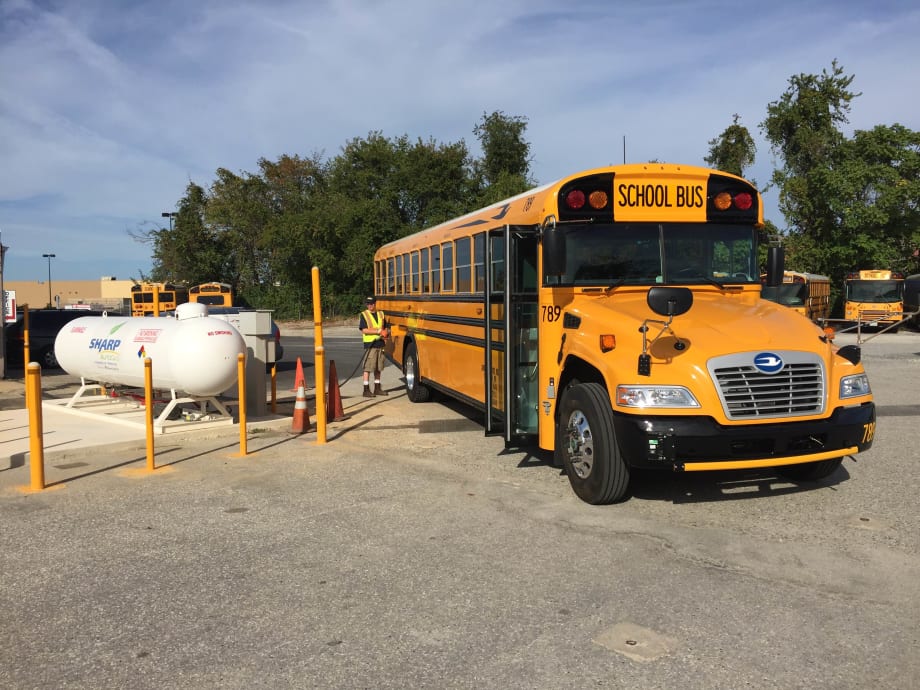 Maryland contractor adds propane school bus to fleet