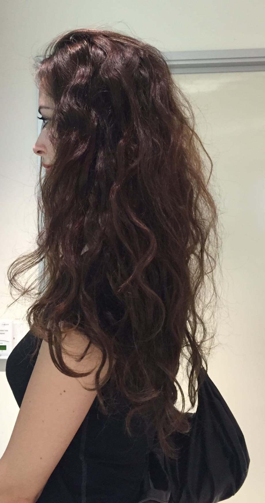 Haircolor Transformation: Brunette to Red with Steps and Formulas