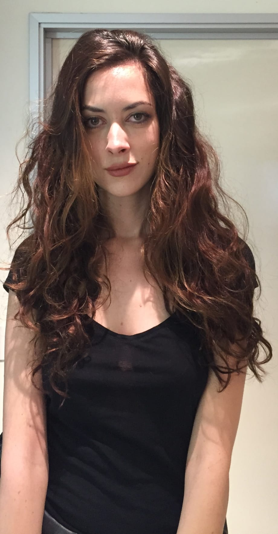 Haircolor Transformation: Brunette to Red with Steps and Formulas