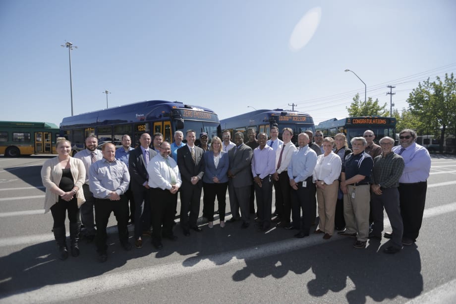 New Flyer, King County Metro celebrate 10,000th Xcelsior bus
