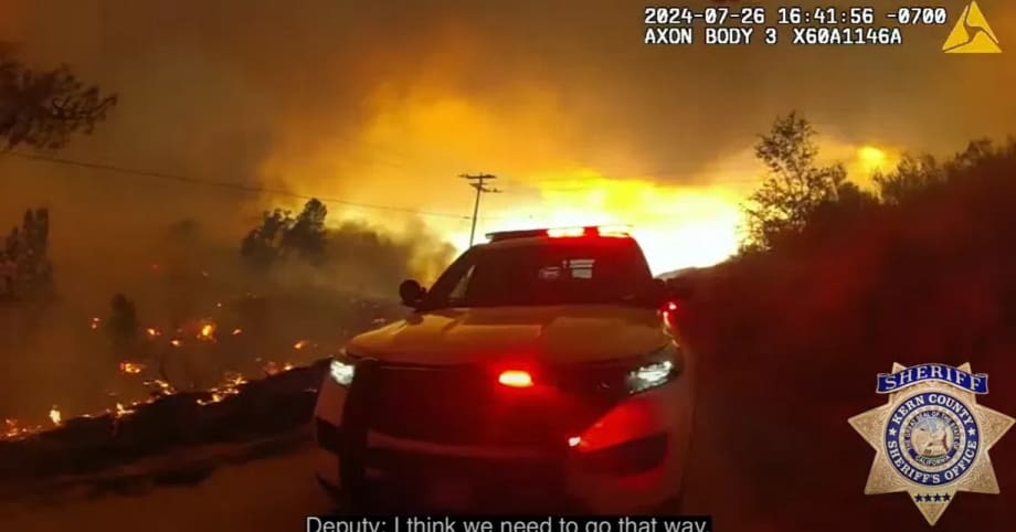 California Deputies Trapped by Wildfire, Rescued by Fire Crew
