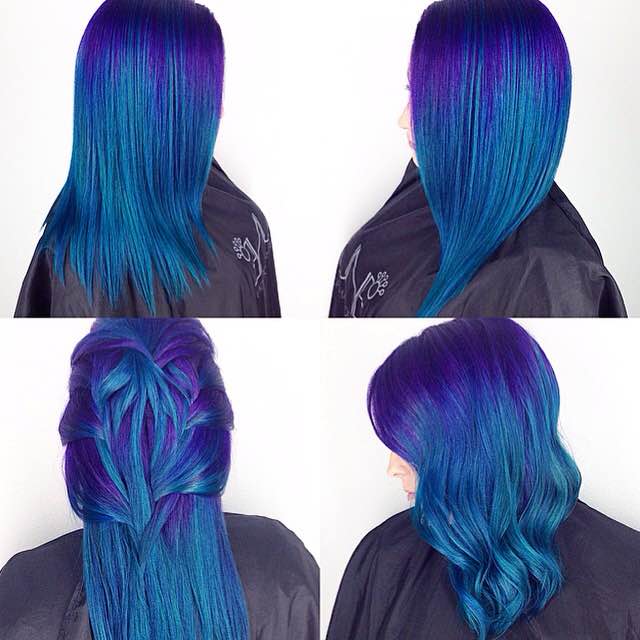Fashion Fade To Purple/Blue Melt. WOW!