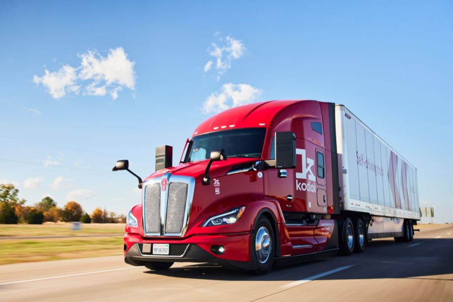 Bosch-Kodiak self-driving truck partnership.