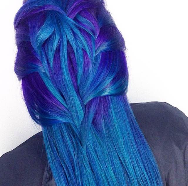 Fashion Fade To Purple/Blue Melt. WOW!