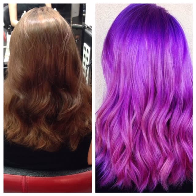 Fashion Fade To Purple/Blue Melt. WOW!