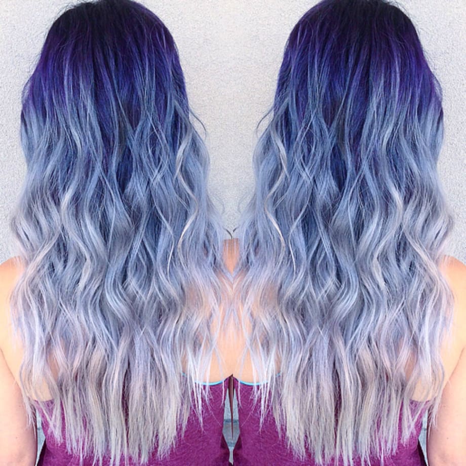 TRANSFORMATION: Ice/Blue Root to White Colormelt