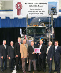 Kenworth Celebrates Its 700,000th Truck 
