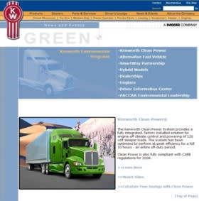 Kenworth Environmental Programs Site Debuts
