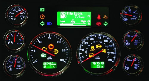 Kenworth T2000 Adds Driver Information Center, GPS Navigation and Multiplex Instrumentation