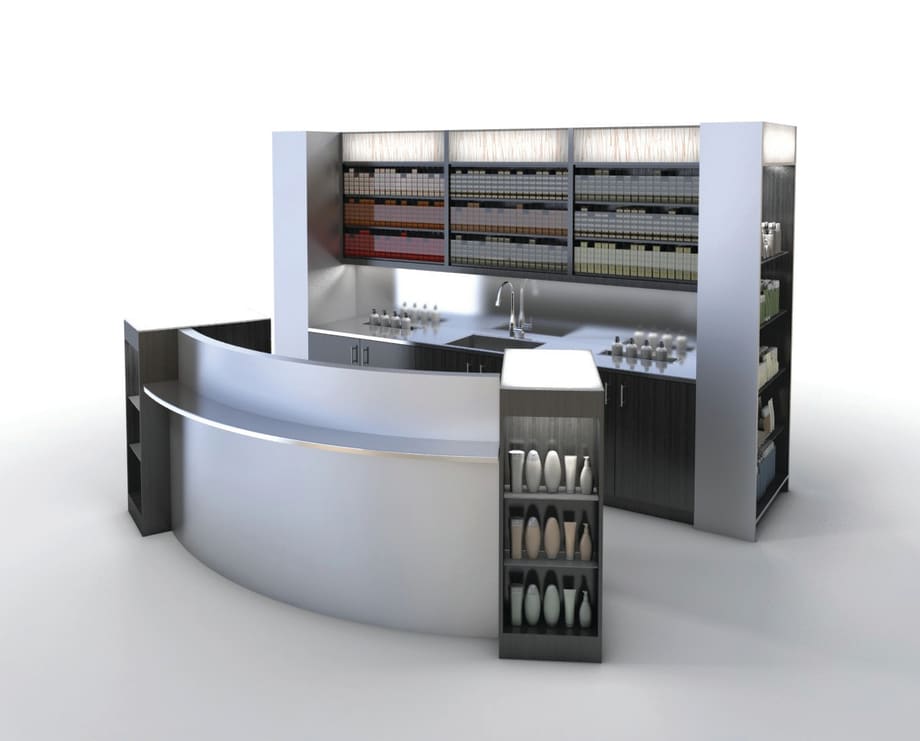 The Magnifico Color Lab and Consultation Bar from Kaemark