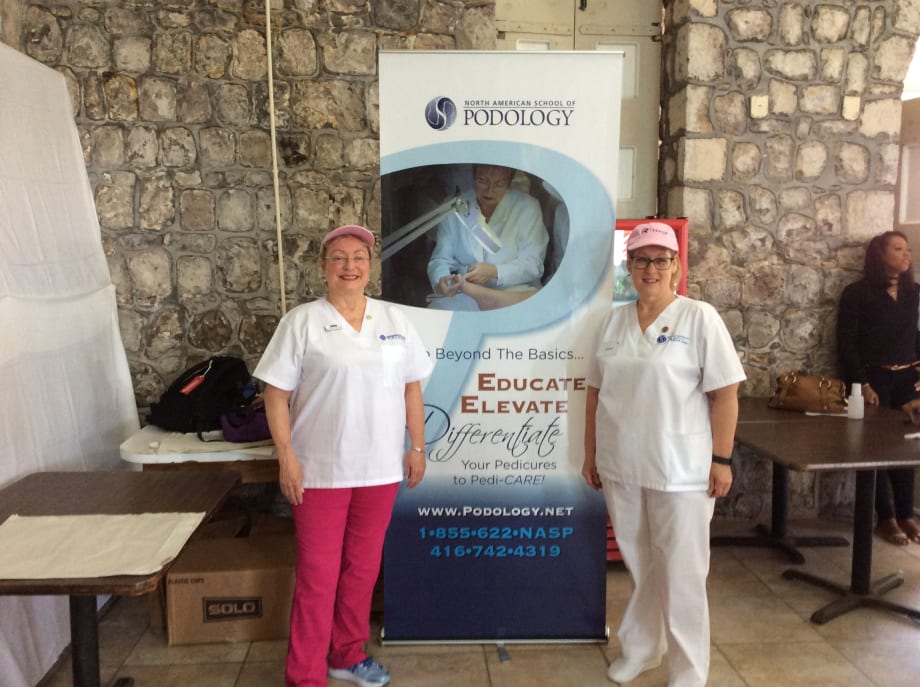 North American School of Podology Offers Free Foot Care to the People of St. Kitts