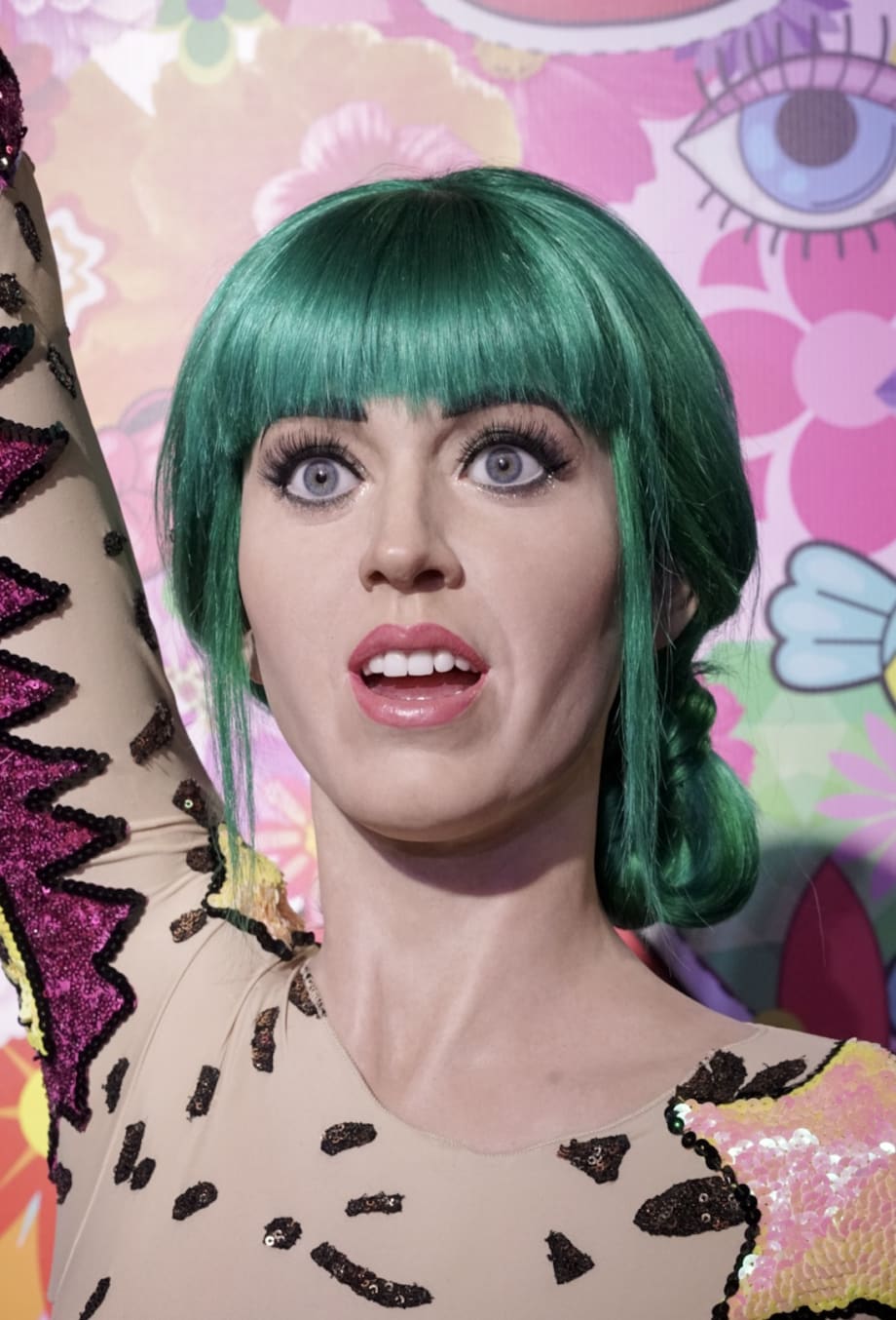Hairdreams Human Hair Extensions Crown Katy Perry, Lady Gaga and Jean-Paul Gautier at Famous Museum