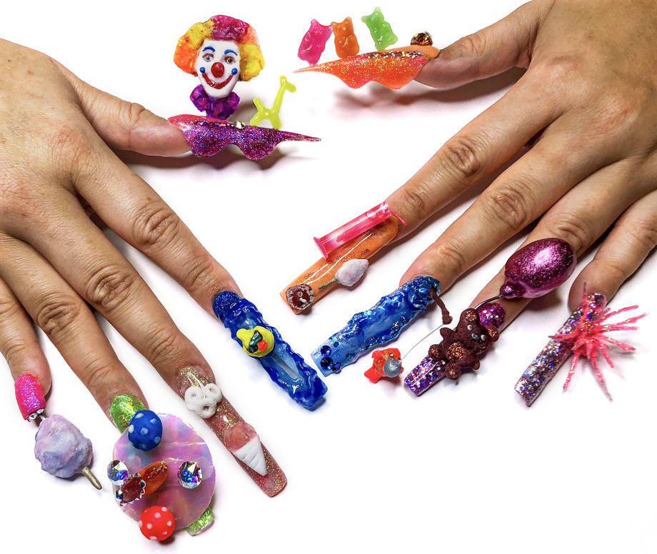 NTNA S. 6 Challenge 6: Clown and Prize Nail Art (Kelsey)