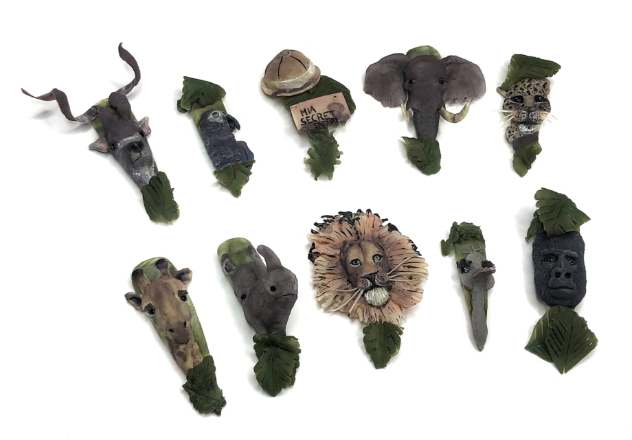 NTNA S. 6 Challenge 2:  Wildlife Acrylic Nail Art (Kelsey)