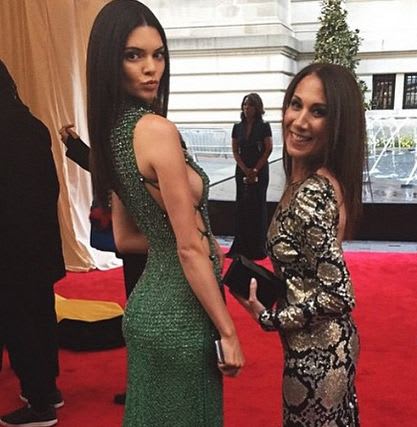 2015 Met Ball How-To: Kendall Jenner's Sleek Middle-Part