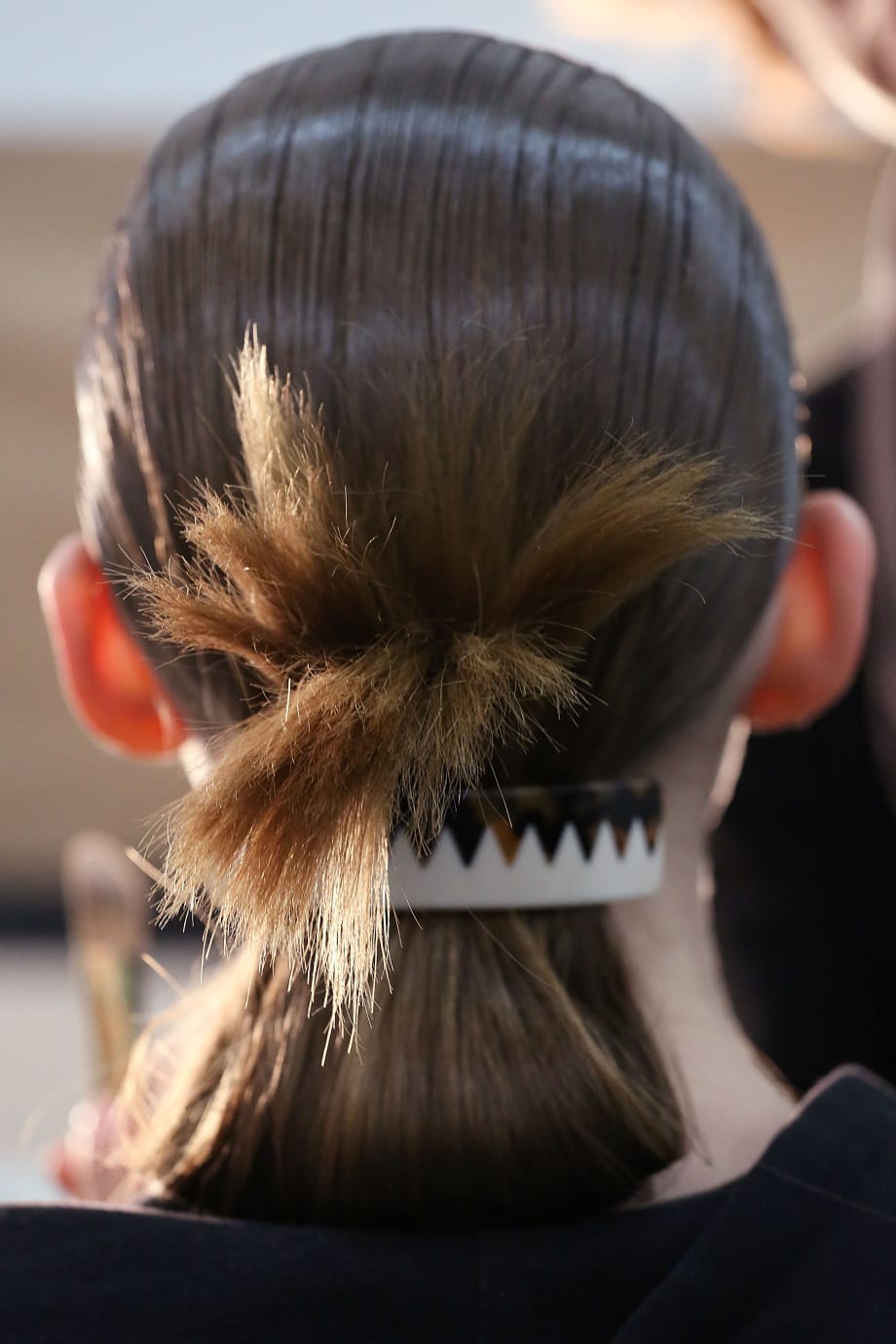 NYFW How-To: Kenra Clipped Bun for SUNO F/W15