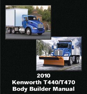 Kenworth Releases Body Builder Manual For T440, T470 Models