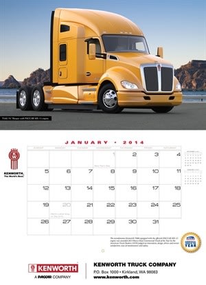 2014 Kenworth Calendar