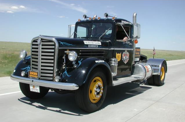 Iowa 80 to Run Classic Kenworth in Antique Car Rally