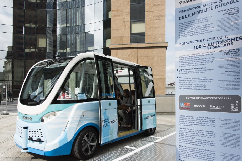 Navya introduces first fully autonomous taxi in N. America