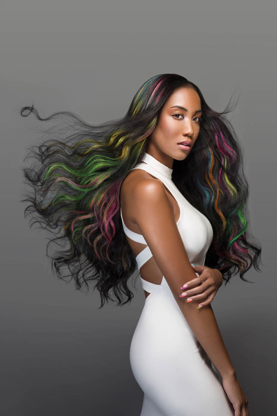 Rainbow Blends Collection Uses Pravana Vivids