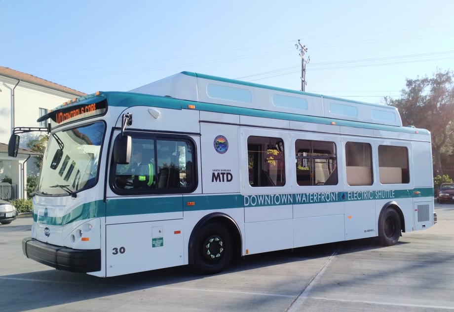 Santa Barbara MTD begins replacing electric transit fleet vehicles