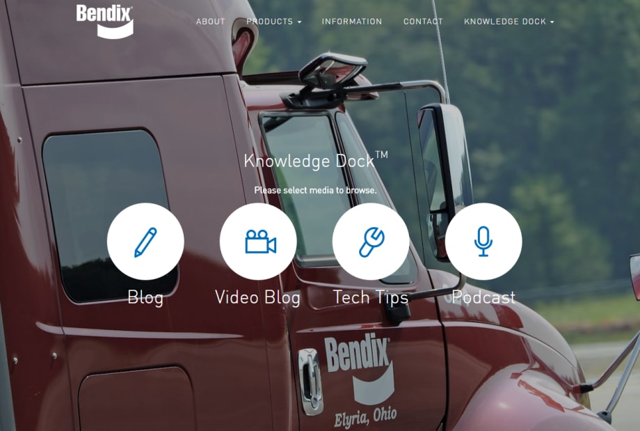 Bendix Launches Online Trucking Industry Resource