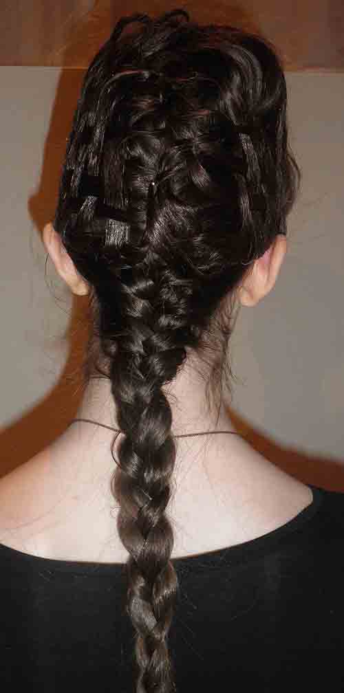 FASHION WEEK: Wrap Dress Inspired Braid at Korto Momolu