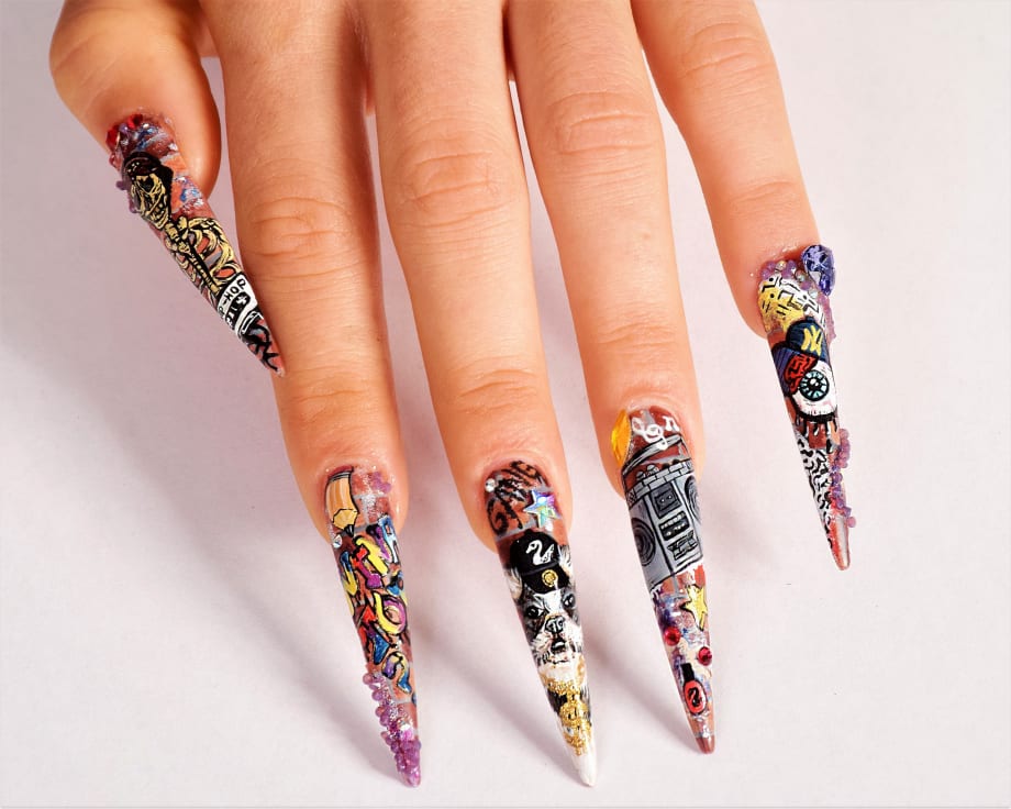 Nails for NTNA S. 5 Pre-Challenge #2: Hip-Hop Dog (Kostadina)