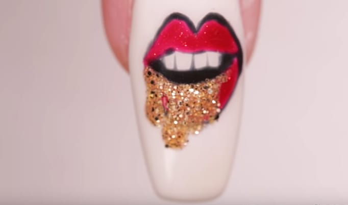 Kylie Jenner-Inspired Nail Art