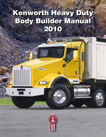 Kenworth Introduces 2010 Heavy Duty Body Builder Manual
