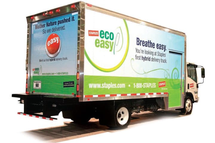 Staples Fleet Tests Diesel-Electric Viability