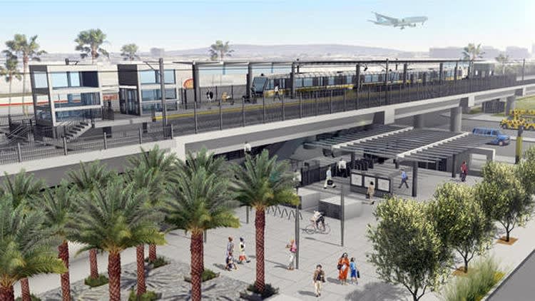 L.A. Metro approves station to connect rail to airport