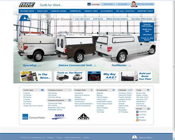 A.R.E. Launches New Commercial Fleet Website