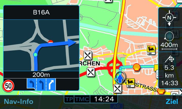 Updated Audi Navigation System Plus
