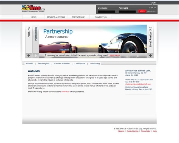 Auto Auction Services Upgrades Web Presence