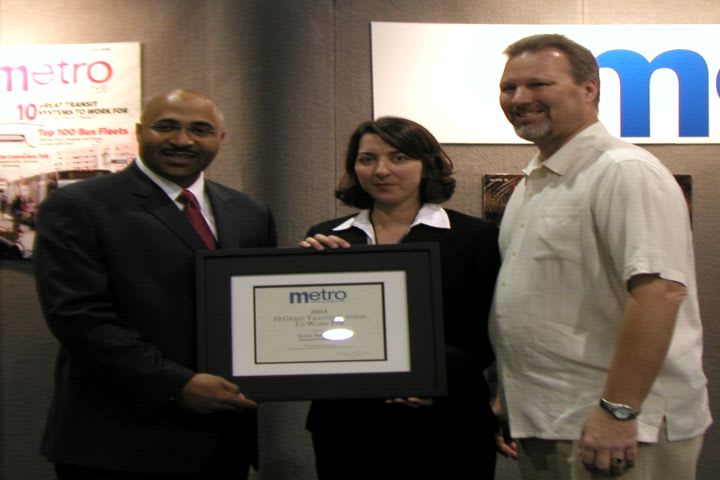 METRO honors '10 Great Transit Systems to Work For'