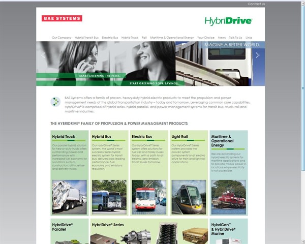 BAE Systems Launches HybriDrive Website