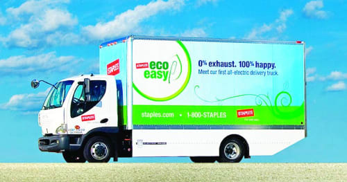 Staples Fleet Tests Diesel-Electric Viability
