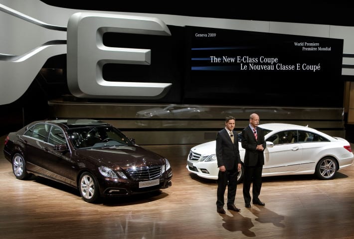 Mercedes-Benz Presents New E-Class Sedan and Coupe in Geneva