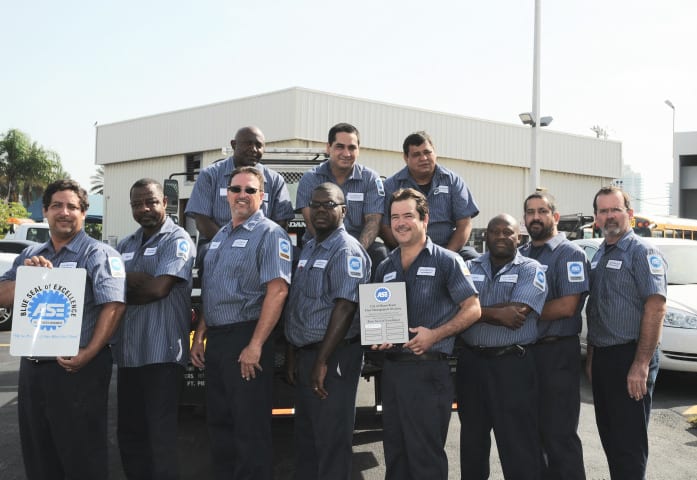 Miami Beach Fleet Earns ASE Blue Seal of Excellence