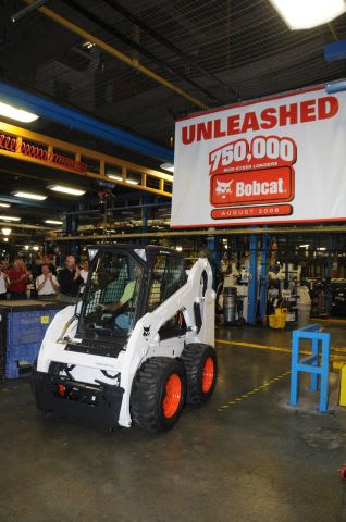 Bobcat Manufactures 750,000th Skid-Steer Loader