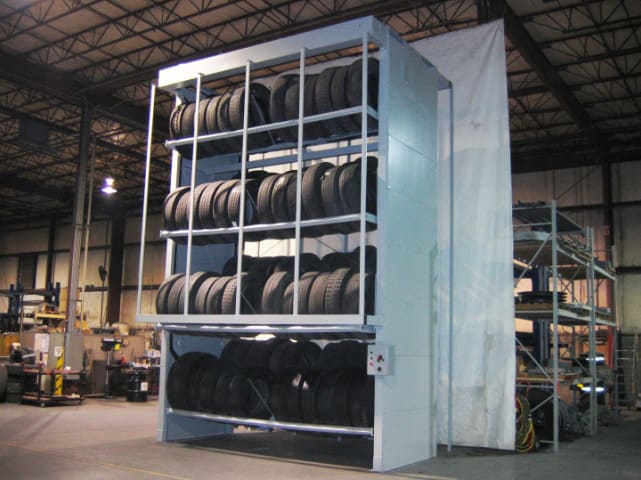 Commercial Tire Vertical Carousel