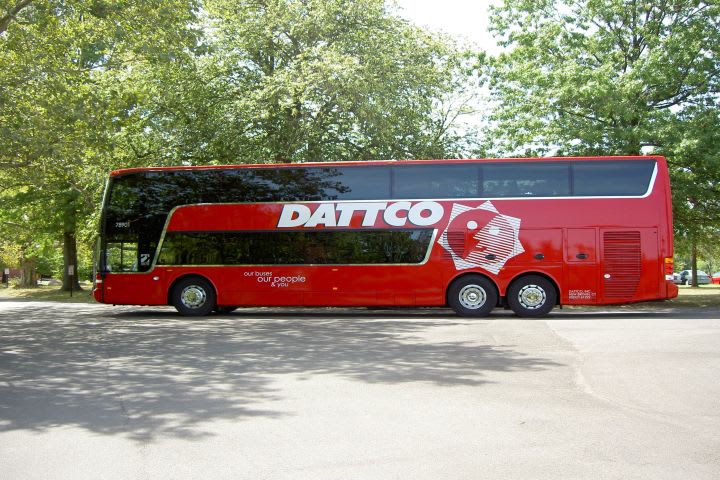 ABC delivers double-decker  to DATTCO