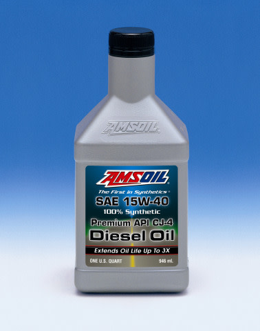 AMSOIL Introduces Extended Life Synthetic 15W-40 Diesel Oil for CJ-4