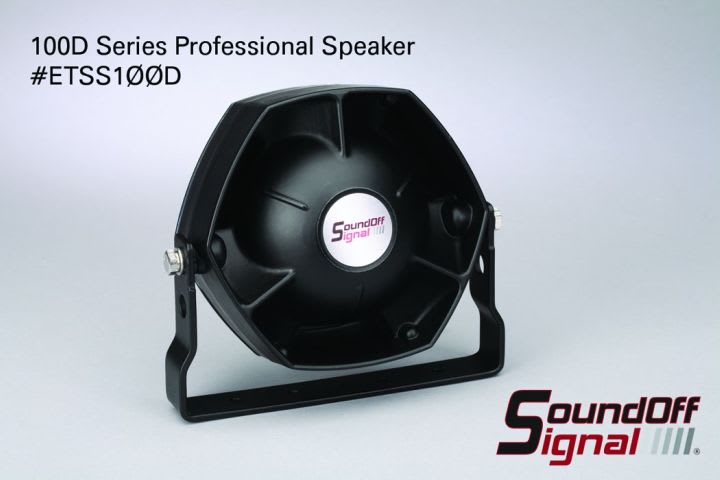 SoundOff Signal Announces 100D Series Professional Speaker